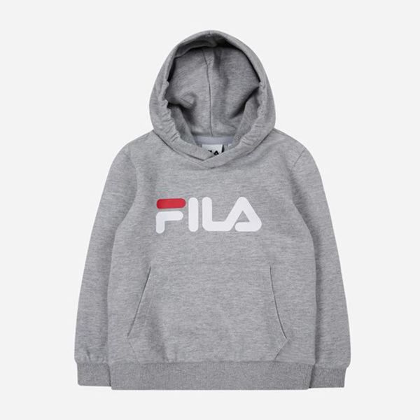 Fila Mikiny Detske Siva - Uno L/S Vypredaj - Slovakia 43018-BZXQ